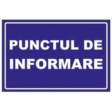 Placuta pentru punctul de informare